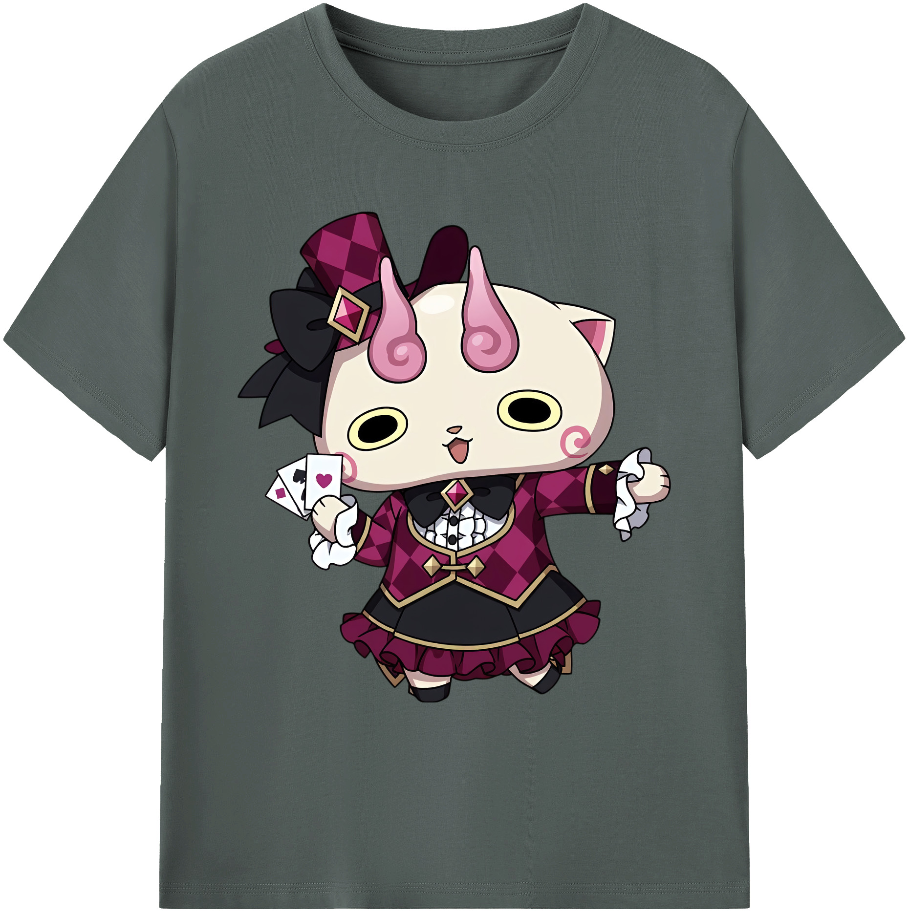 （画像用） 妖怪ウォッチ Yo-kai Watch 綿100％ メンズ半袖Tシャツ｜肌触りやわらか＆通気性
